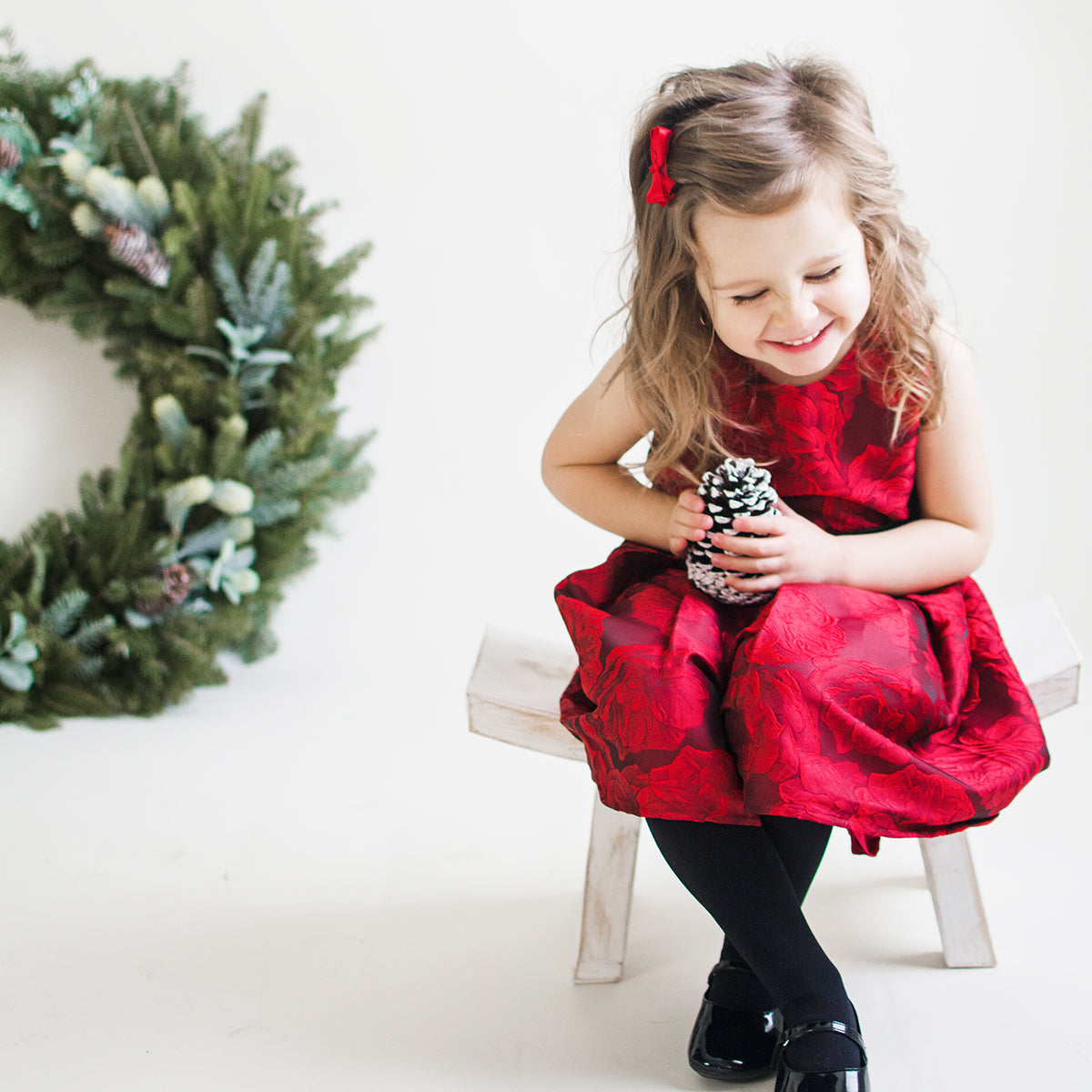 Christmas Bows For Baby and Toddler Girls