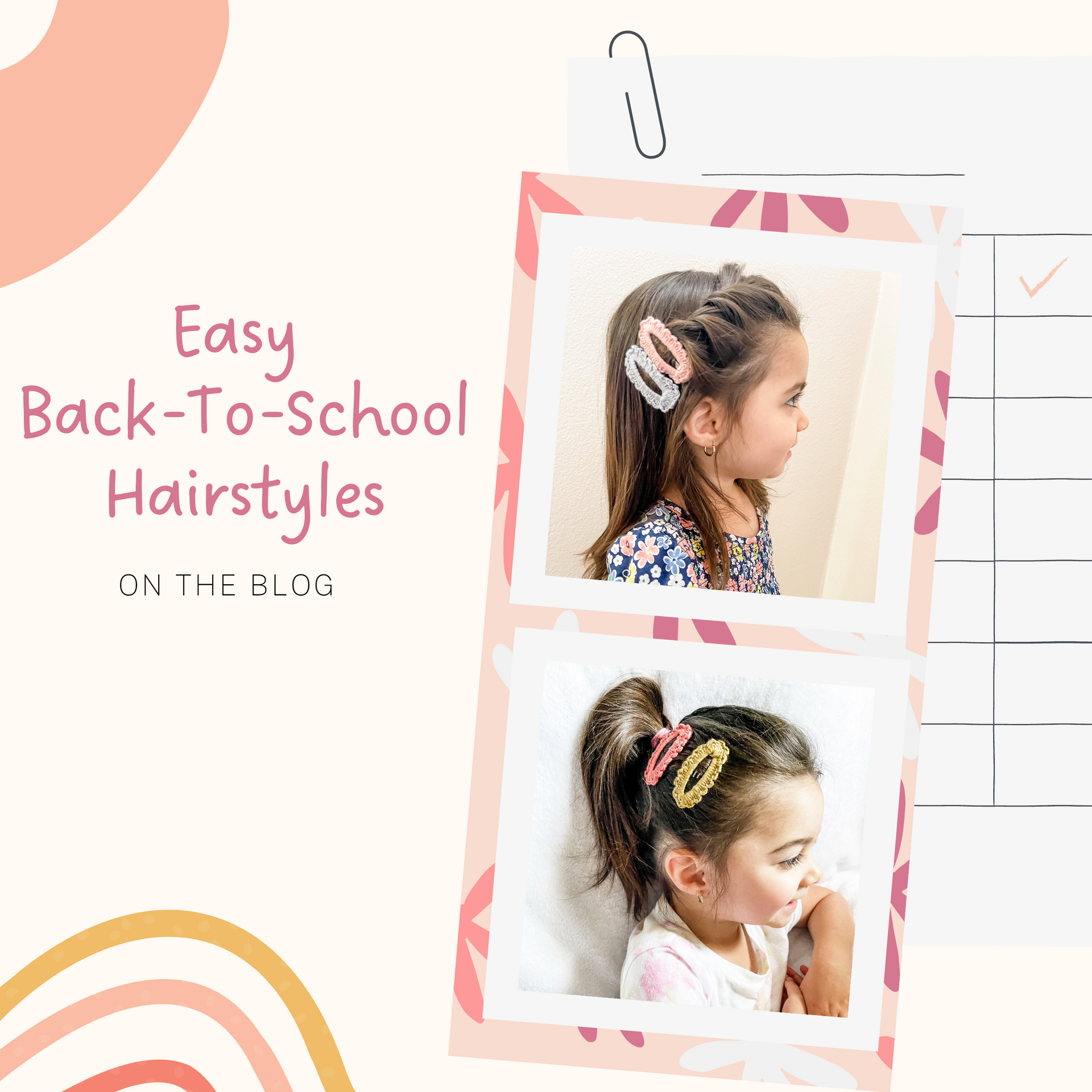 Easy Back-To-School Hair Styles For Toddler Girls