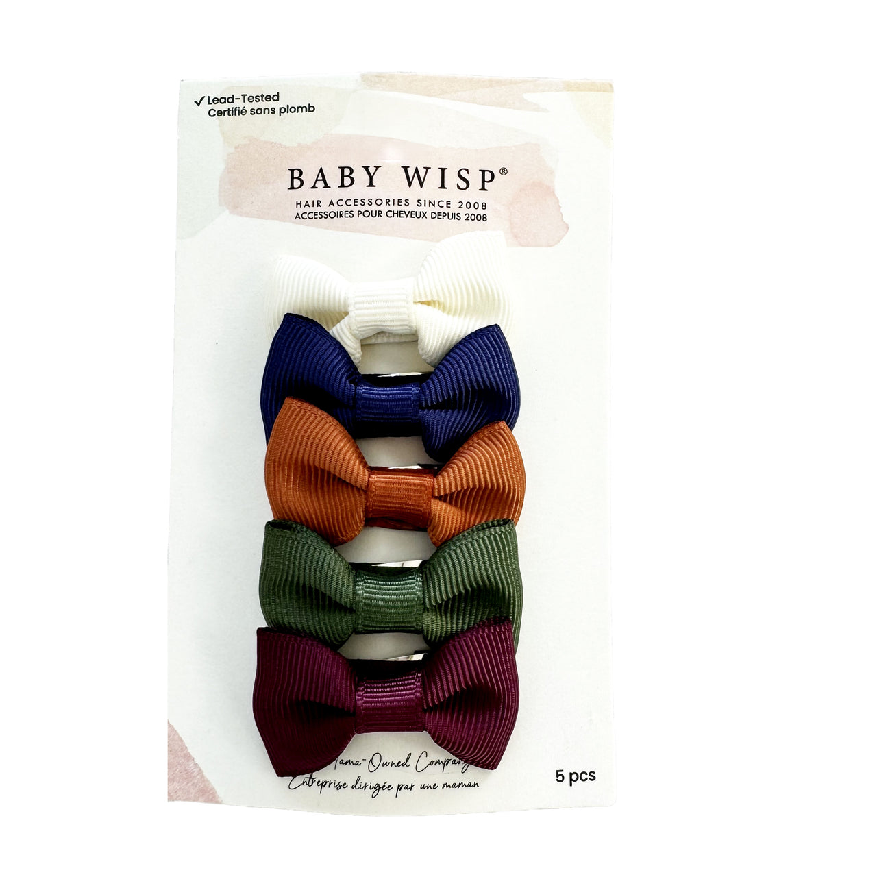 5 Small Snap Clips Charlotte Bow Collection  Baby Blogger - 5 Bow Gift Set