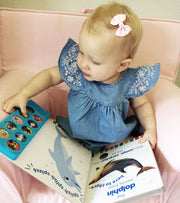 Mini Latch Wisp Clip Classic Fan Out Ribbon Bow Baby Wisp