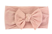 Infant Headwrap Nylon Bow Headband Baby Wisp