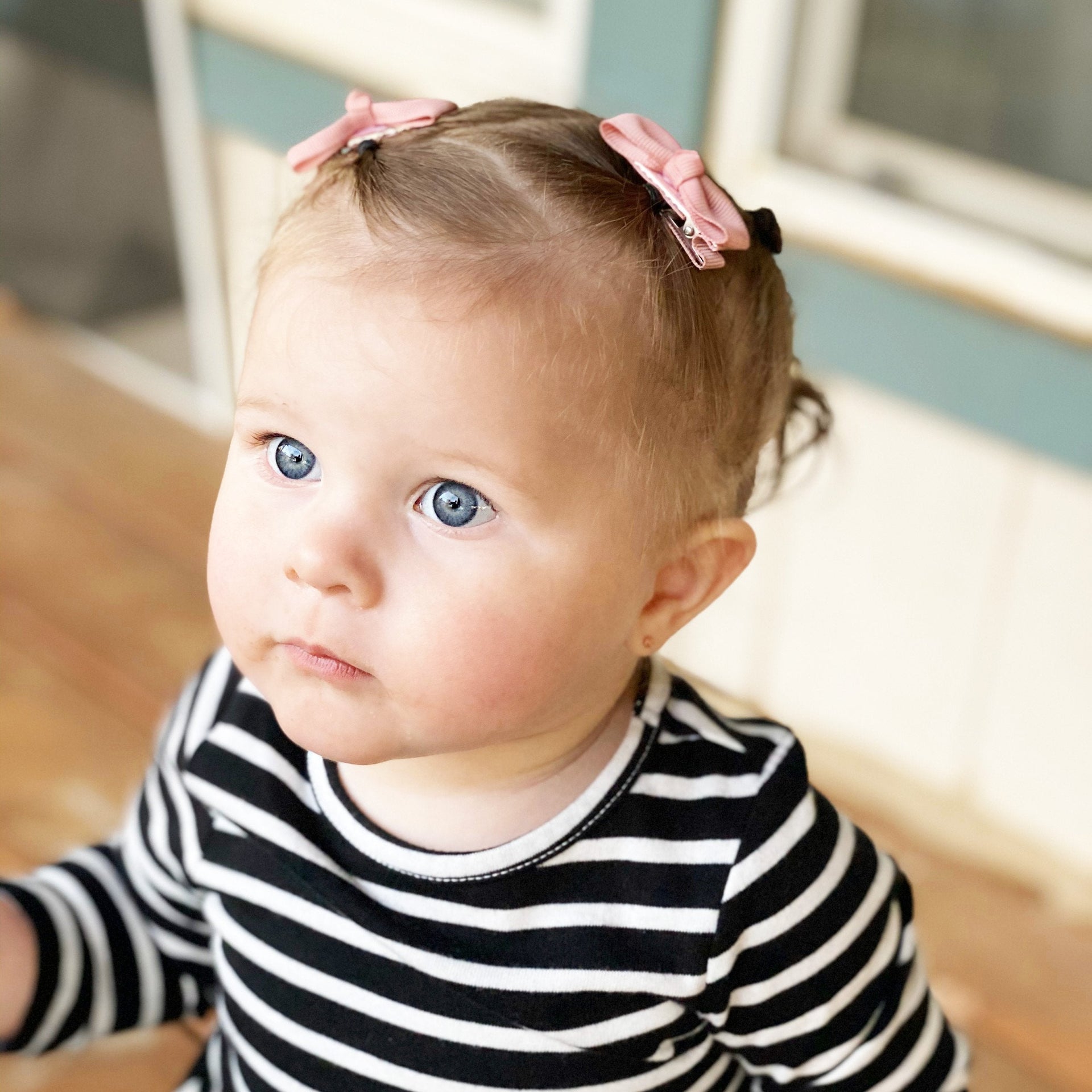 20 Diya Toddler Hair Bows Alligator Clips Gift Set Baby Wisp