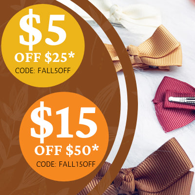 Enjoy $5 OFF* or $15 OFF* on your purchase