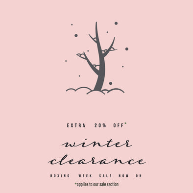 Winter Clearance Sale Now On! EXTRA 20% OFF SALE