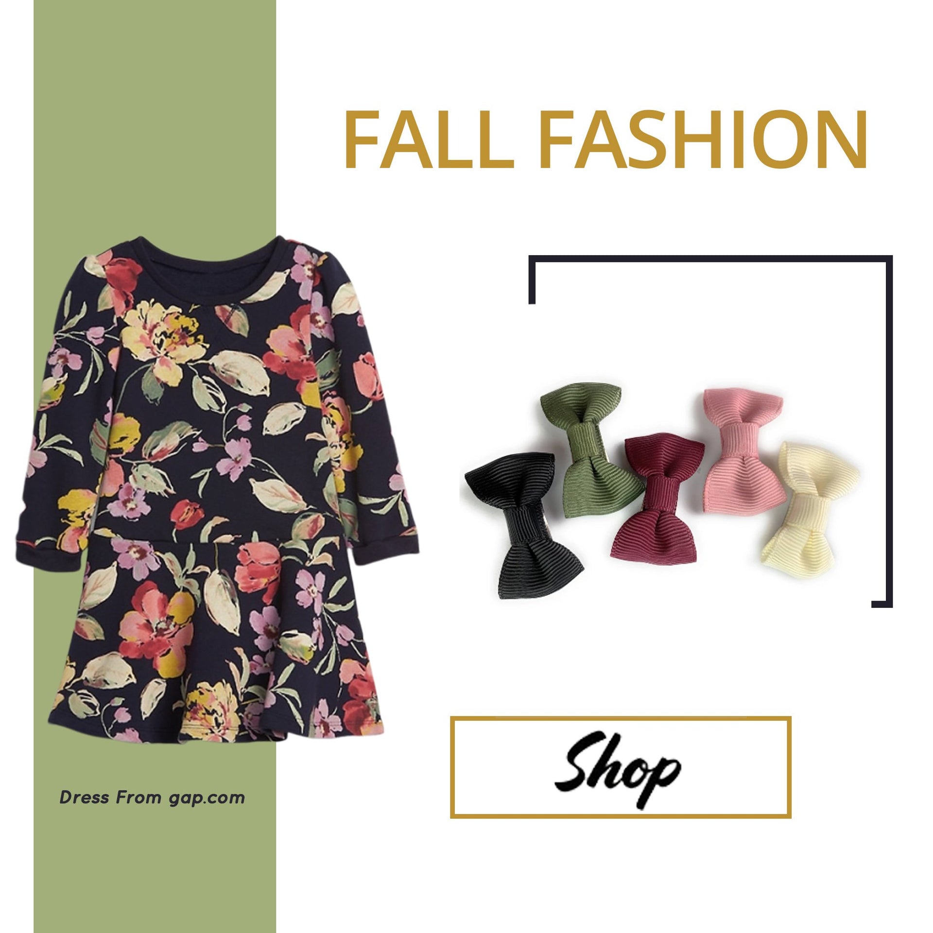 Fall Fashion for Baby Girl and the PERFECT fall hairbows!