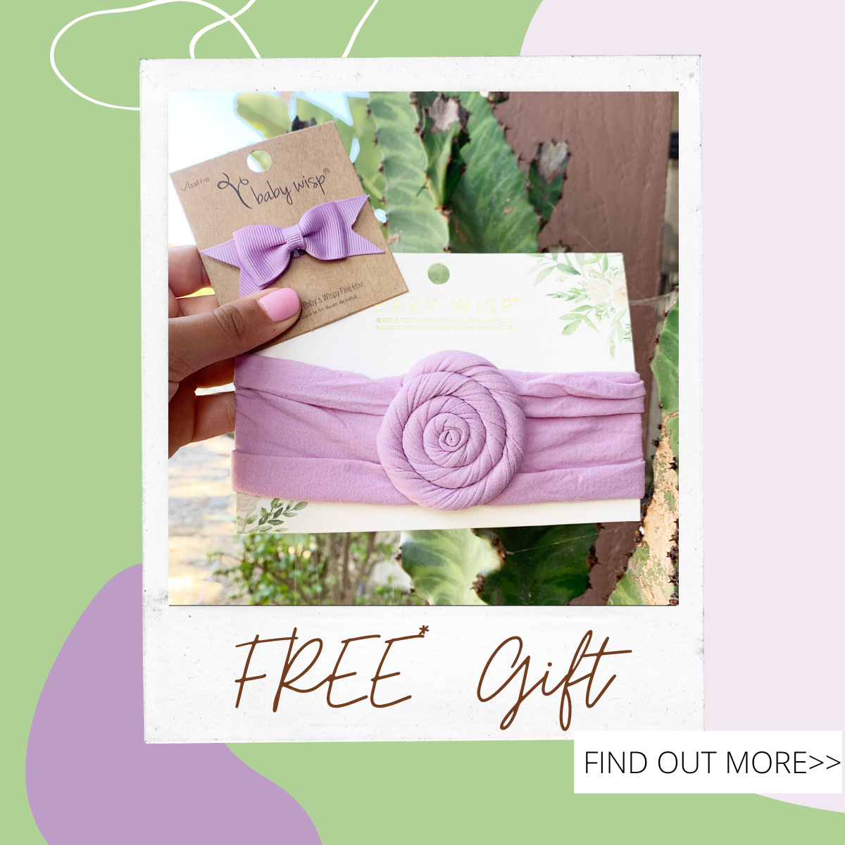 FREE* Headband and Wisp Clip at Baby Wisp® This Month!