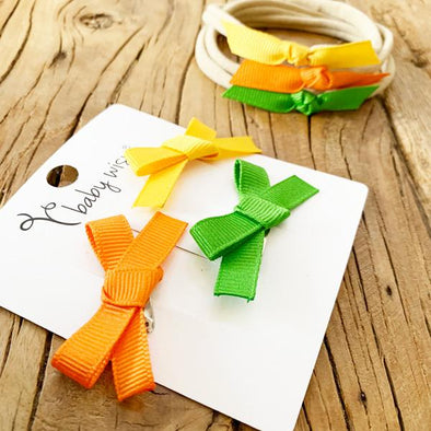 American Thanksgiving Inspired Bow Sets for Babies and Toddlers!