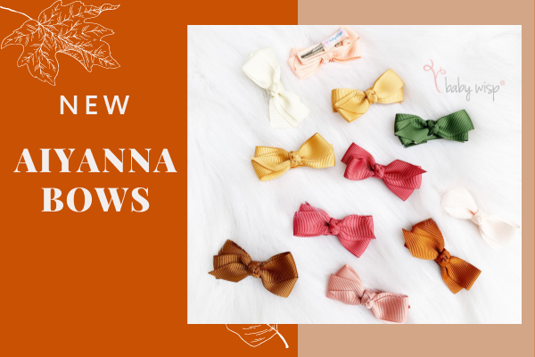 Introducing New AIYANNA BOWS - Boutique Ribbon Hair Bows on Alligator Hair Clips