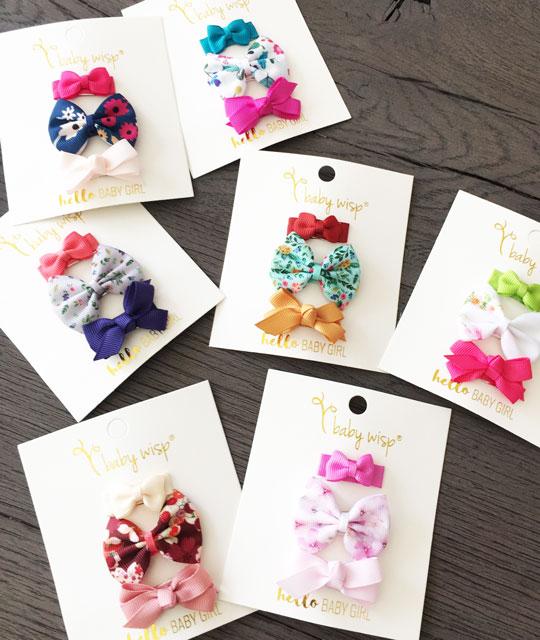 Beautiful Spring Bloom Inspired Baby Bow Collection