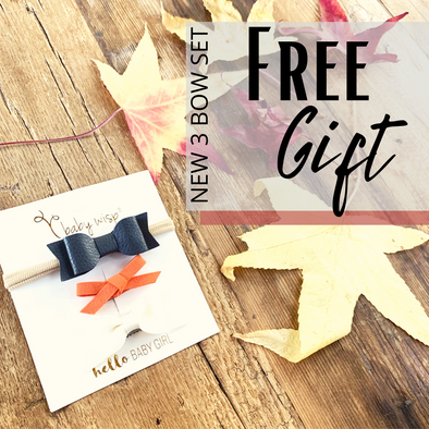 FREE GIFT: NEW 3 BOW SET with minimum purchase