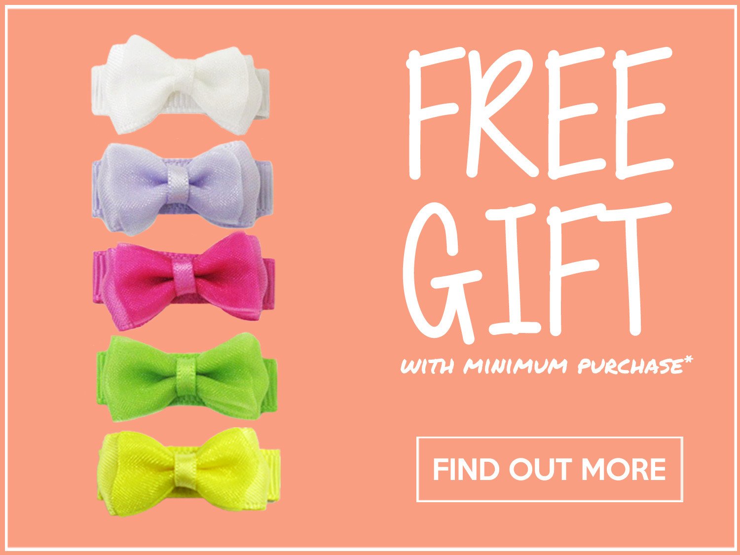 Summer Garden Hair Bow Collection FREE with minimum purchase