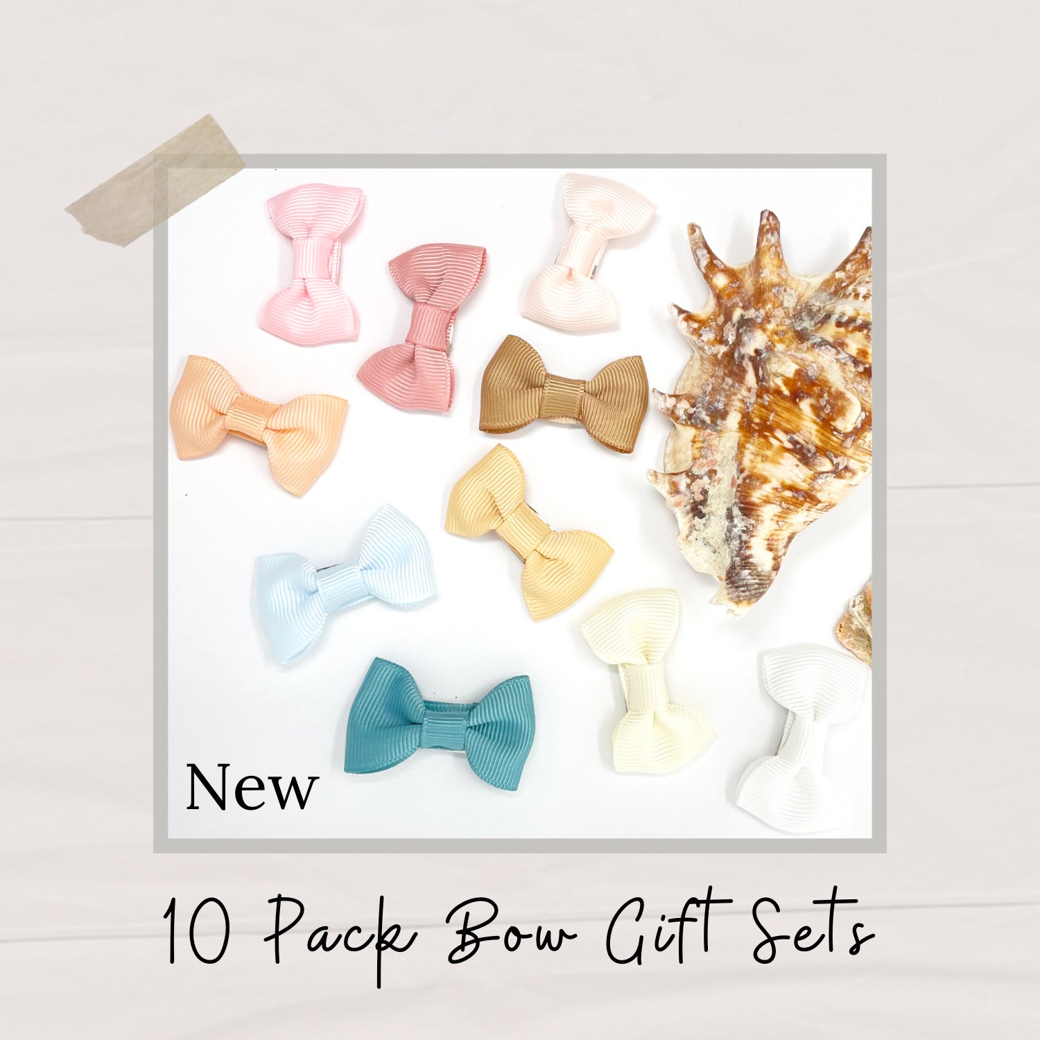 New 10-Pack Bow Gift Sets in Spring Colors