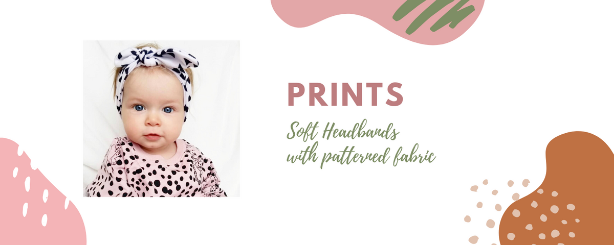 Prints and Patterns Headbands for Baby Girls and Toddler Girls
