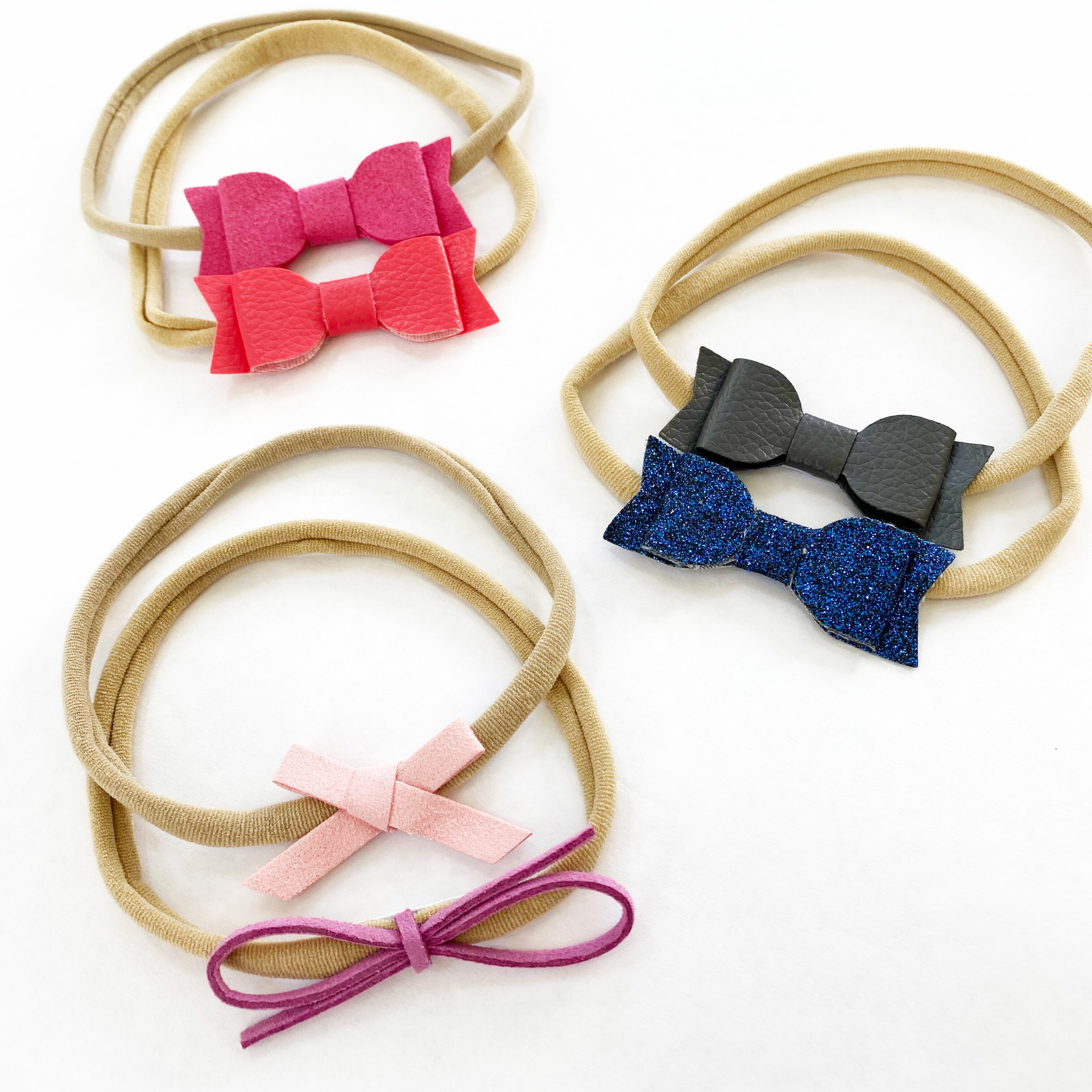 $15 SURPRISE DEAL INCLUDES Cotton Hat + 6  Other Bow Clips/ Headbands Baby Wisp