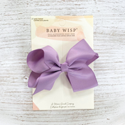 Sadie Large Knotted Boutique Bow Alligator Clip Baby Wisp