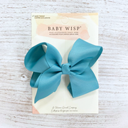 Sadie Large Knotted Boutique Bow Alligator Clip Baby Wisp