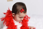 3 Mini Latch Wisp Clip Bows Gift Set - Holiday Gift Baby Wisp