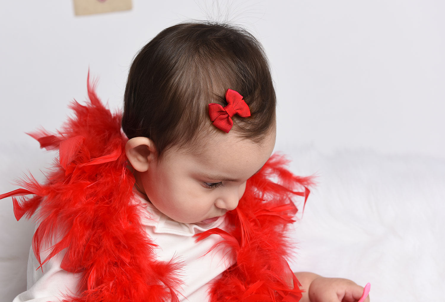 3 Mini Latch Wisp Clip Bows Gift Set - Holiday Gift Baby Wisp