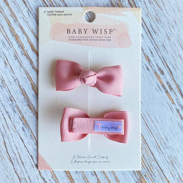 10 Diya Toddler HairBows - Warm - Fully Ribbon Lined or Partially Ribbon Lined Baby Wisp