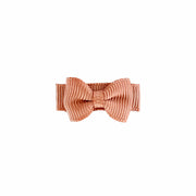 Grosgrain Tuxedo Bow Snap Clip - Single Hair Bow Baby Wisp