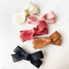5 Small Snap Clips Chelsea Boutique Bow Collection - Play Date Baby Wisp