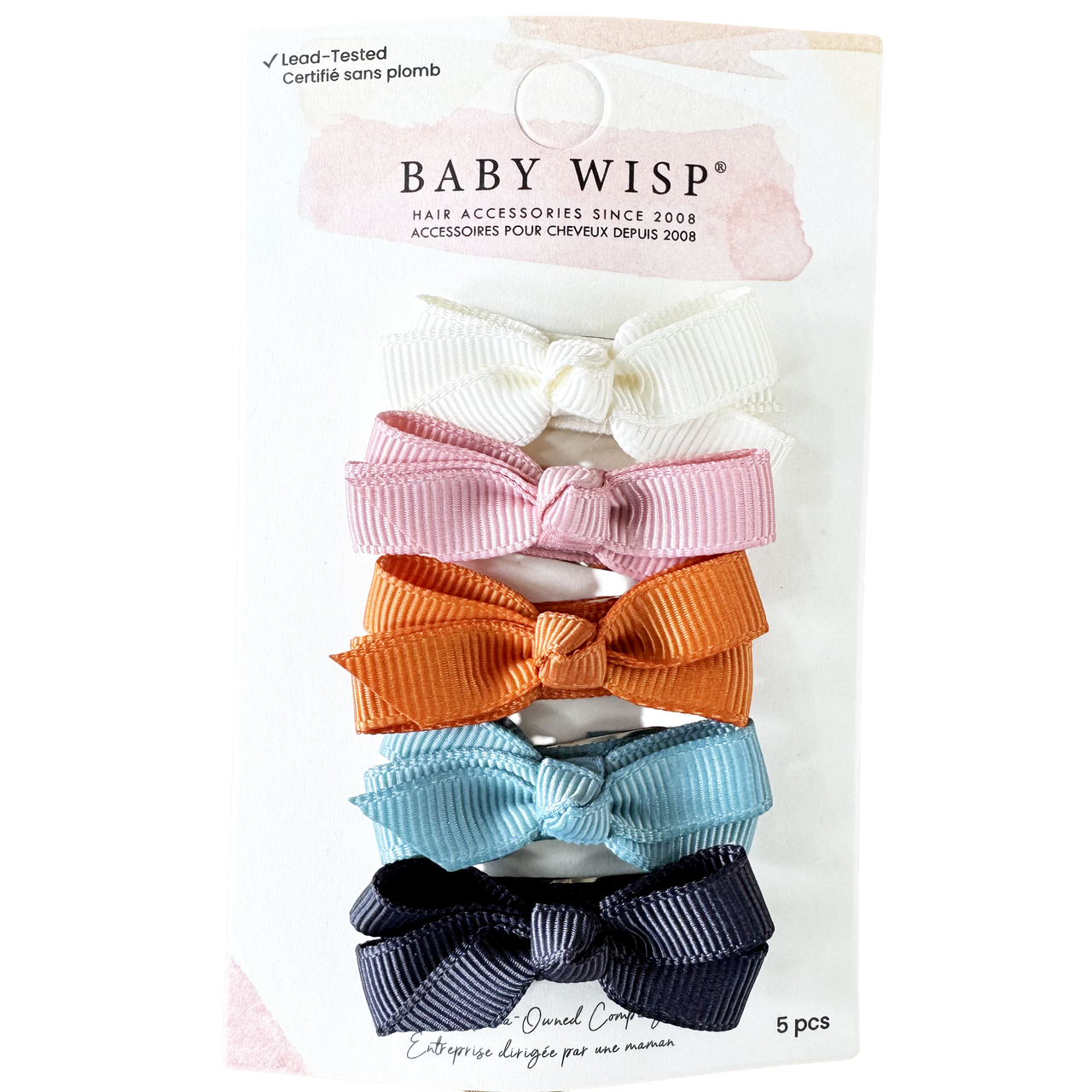 5 Small Snap Chelsea Boutique Bows Gift Set - Cider