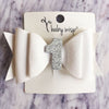 First Birthday Hair Bow, Birthday Headband Baby Wisp