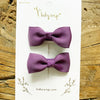 Alligator Hair Clip - Diya Bow Pigtail Pair Baby Wisp