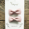 Alligator Hair Clip - Diya Bow Pigtail Pair Baby Wisp