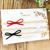 3 Baby Bow Headbands - Christmas Gift Set Baby Wisp