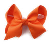 Americana Bow Pinch Clip - Orange Baby Wisp
