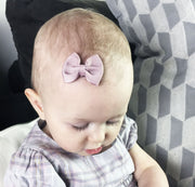 Mini Latch Classic Bow - Soft Pine Green Baby Wisp