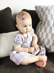 Mini Latch Classic Bow - Soft Pine Green Baby Wisp