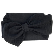 Lana Large Bow Headband - Extra Wide Headwrap Baby Wisp