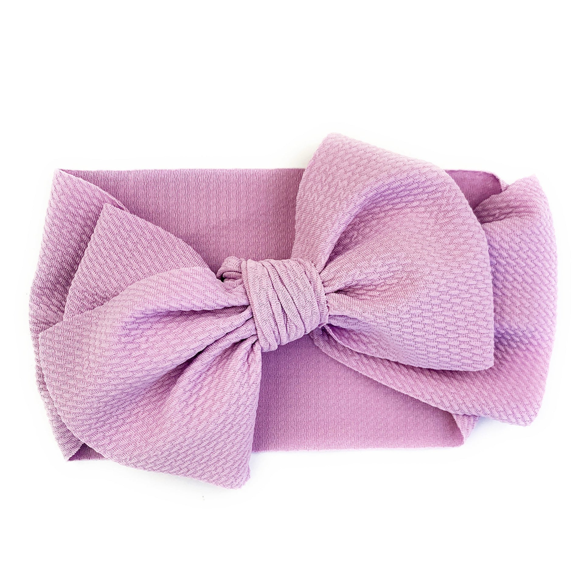 Lana Large Bow Headband - Extra Wide Headwrap Baby Wisp