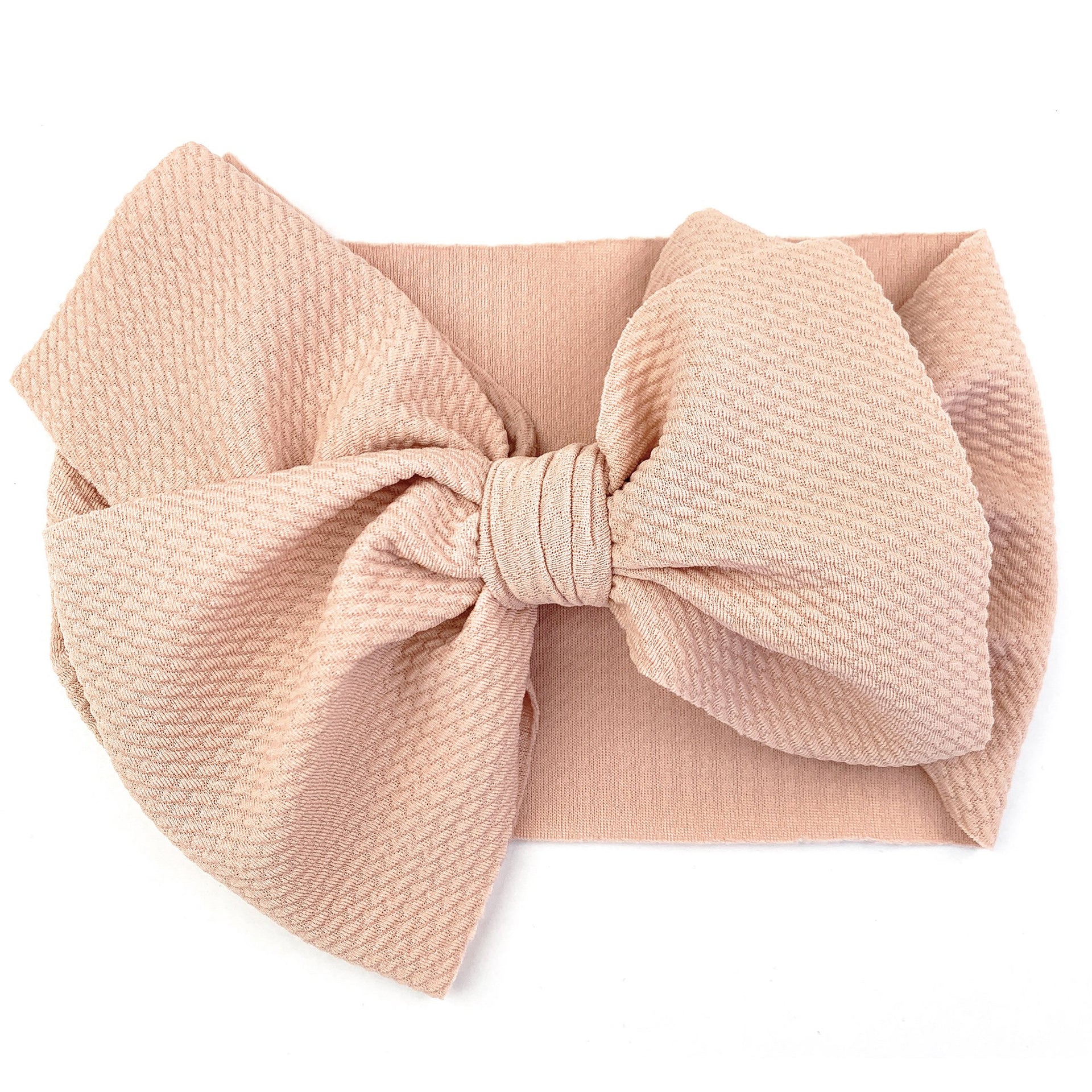 Lana Large Bow Headband - Extra Wide Headwrap Baby Wisp