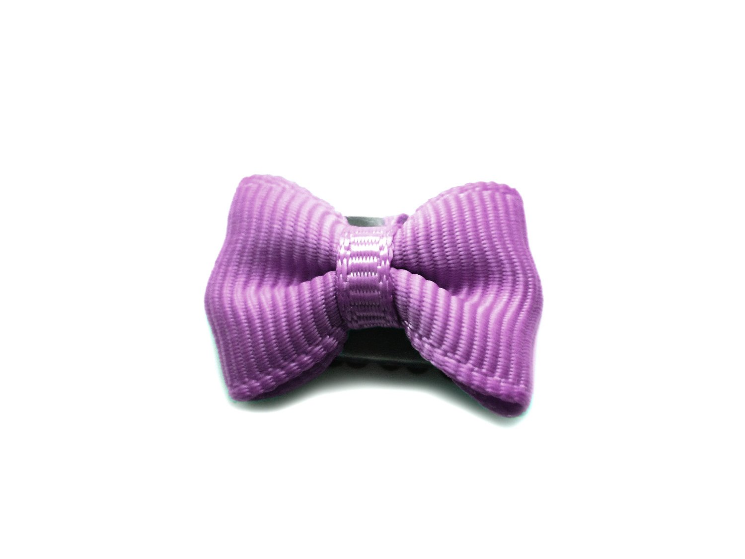 Mini Latch Clip Tiny Tuxedo Grosgrain Bow Baby Wisp