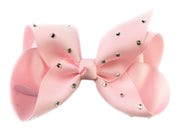 Americana 4 Inch Bow Pinch Clip - Sparkle Baby Wisp