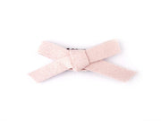 Mini Latch Clip - Hand Tied Faux Suede Hair Bows Baby Wisp