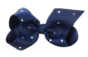 Americana 4 Inch Bow Pinch Clip - Sparkle Baby Wisp