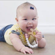 5 Mini Wisp Clip Tuxedo Grosgrain Bows Gift Set - Blue Pop Baby Wisp