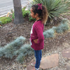 Americana Bow Pinch Clip - Ballet Pink Baby Wisp