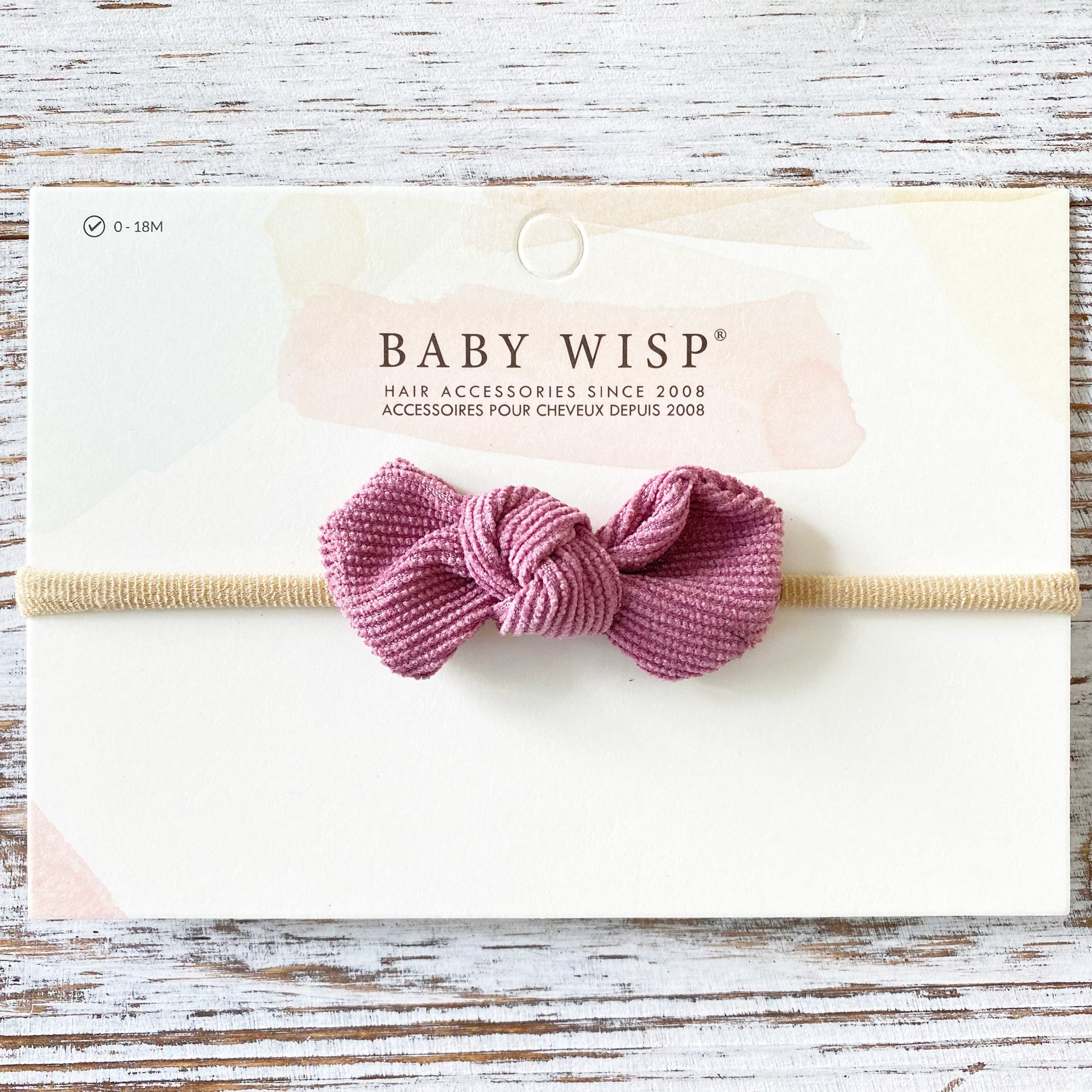 Cordelia Corduroy Knot Bow Headband For Babies and Toddlers Baby Wisp