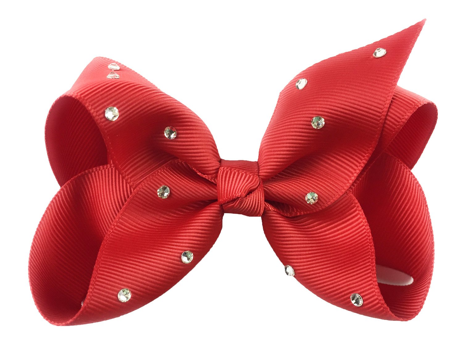 Americana 4 Inch Bow Pinch Clip - Sparkle Baby Wisp