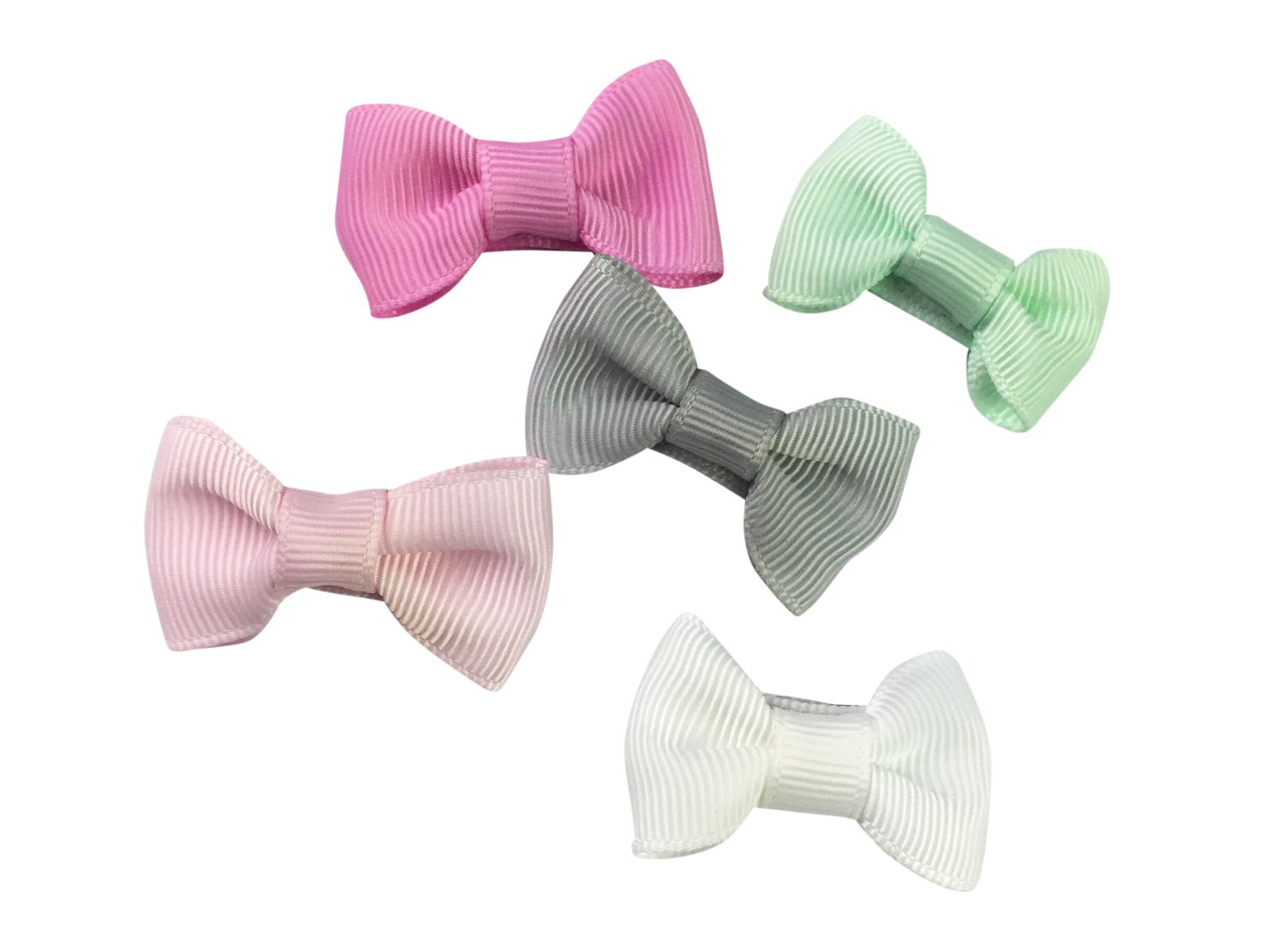 5 Small Snap Clips Charlotte Bow Collection - Flowers in the Attic Baby Wisp