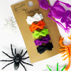 5 Small Tuxedo Grosgrain Bows - BEST Halloween Baby Bows Baby Wisp