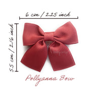 Pollyanna Toddler Ribbon Bows - Alligator Hair Clip - Lavender Baby Wisp