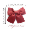 Pollyanna Toddler Ribbon Bows - Alligator Hair Clip - Pigtails for Spring Style Baby Wisp