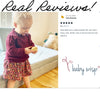 6 Small Snap Ribbon Lined Clips - Heartfelt Hug Baby Wisp