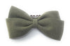 Medium Wisp Clip Baby Bow - Thali Faux Suede Bow Baby Wisp